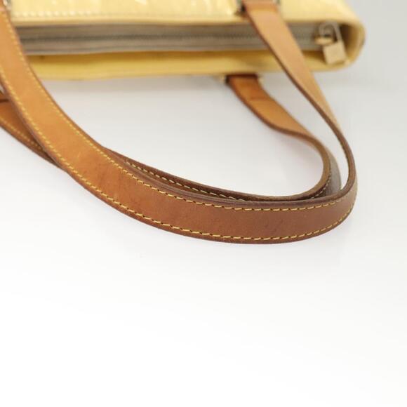 LOUIS VUITTON Monogram Vernis Houston Hand Bag Perle M91342 - Picture 7 of 13